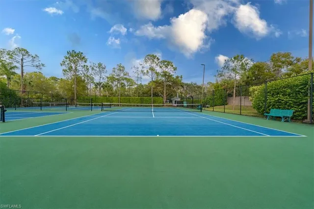 a view of a tennis court