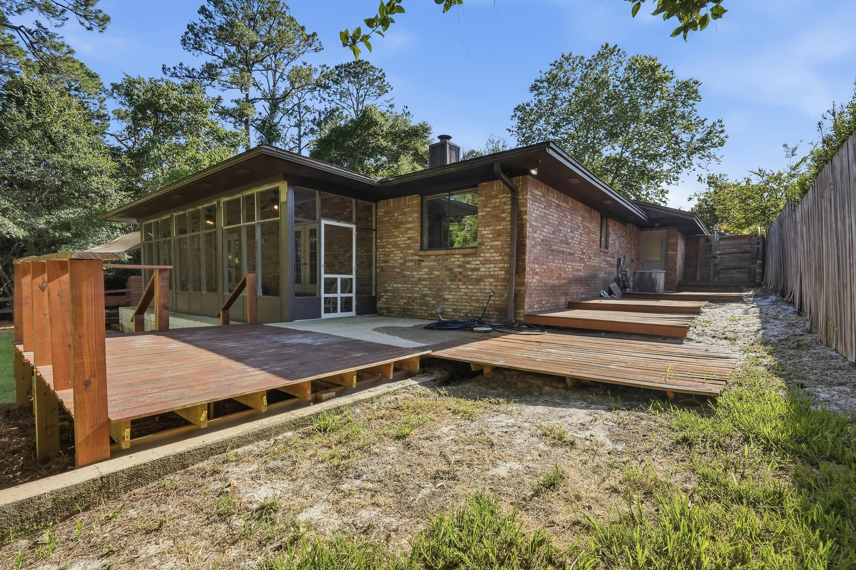 170 Elliott Road Mary Esther, FL 32569 - Photo 47 of 51 Backyard Deck