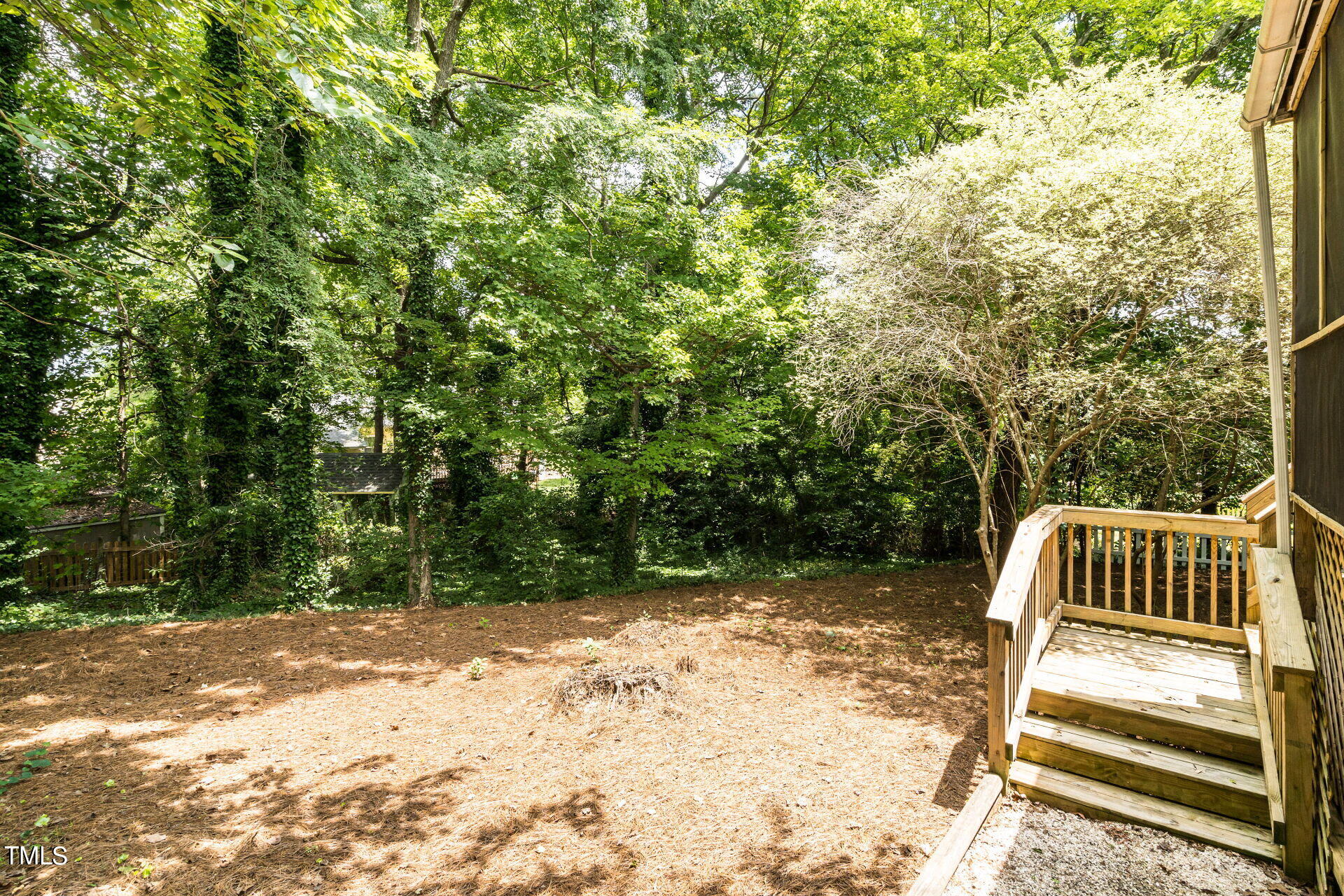 2017 Travianna Court Raleigh, NC 27609 - Photo 27 of 28 New Backyard view