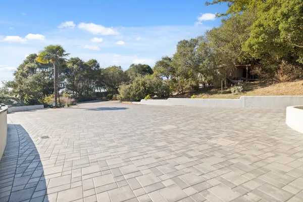 an aerial view of residential house with outdoor space