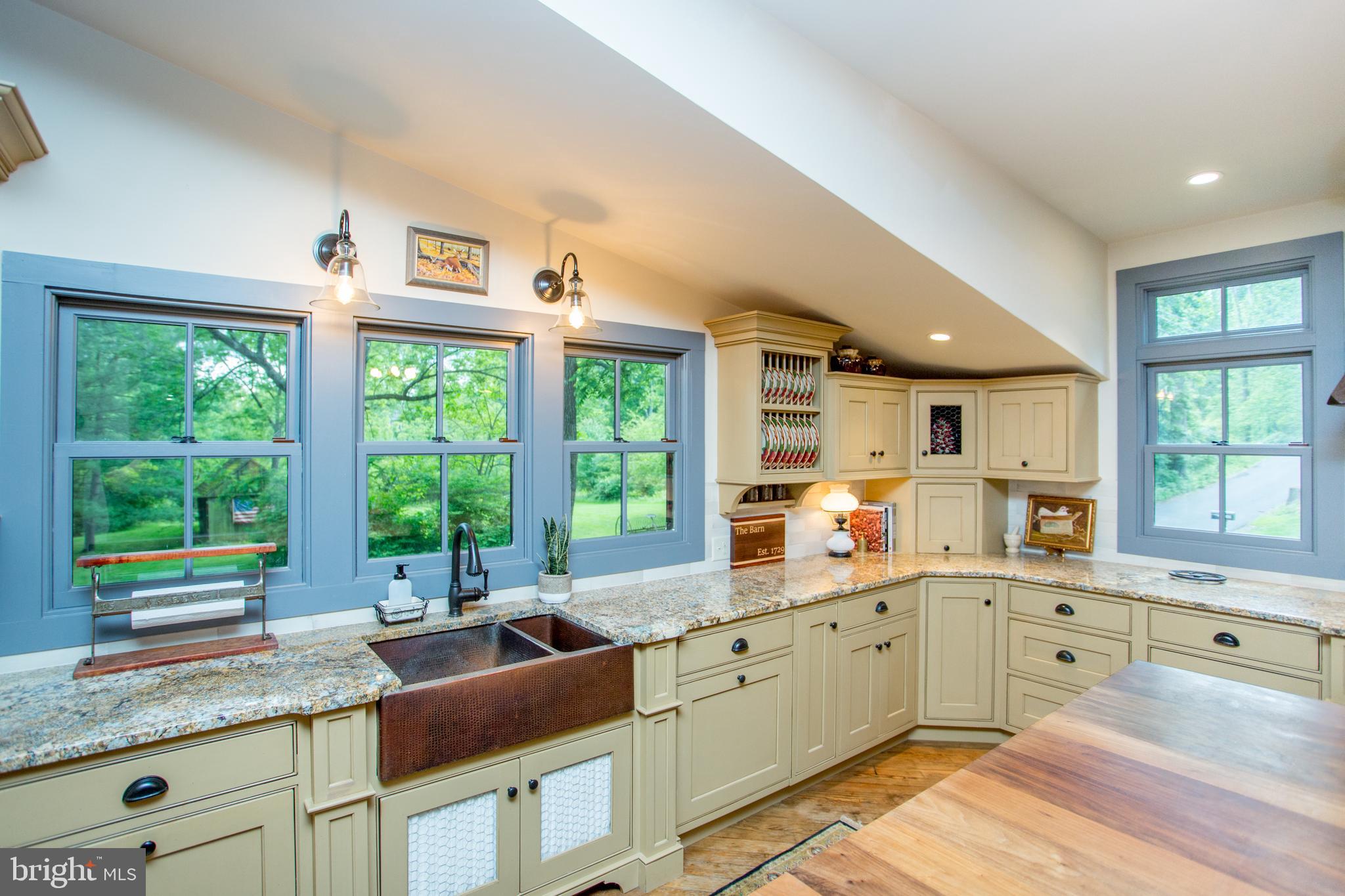 2855 Ash Mill Road Doylestown, PA 18902 - Photo 12 of 59 Kitchen Copper Sink And View