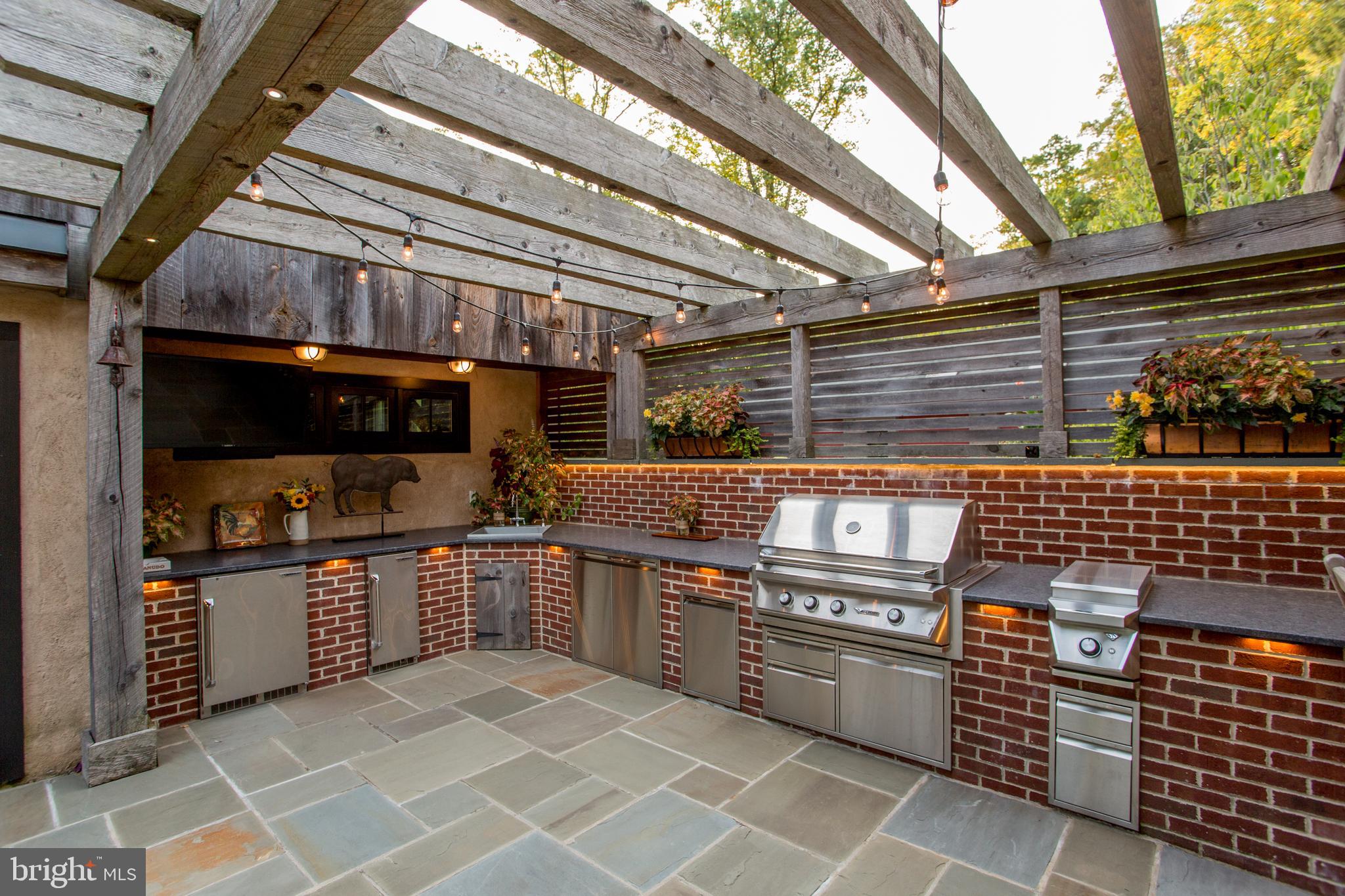 2855 Ash Mill Road Doylestown, PA 18902 - Photo 46 of 59 Pergola Covered Patio Kitchen
