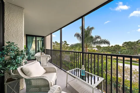 a outdoor living space with furniture