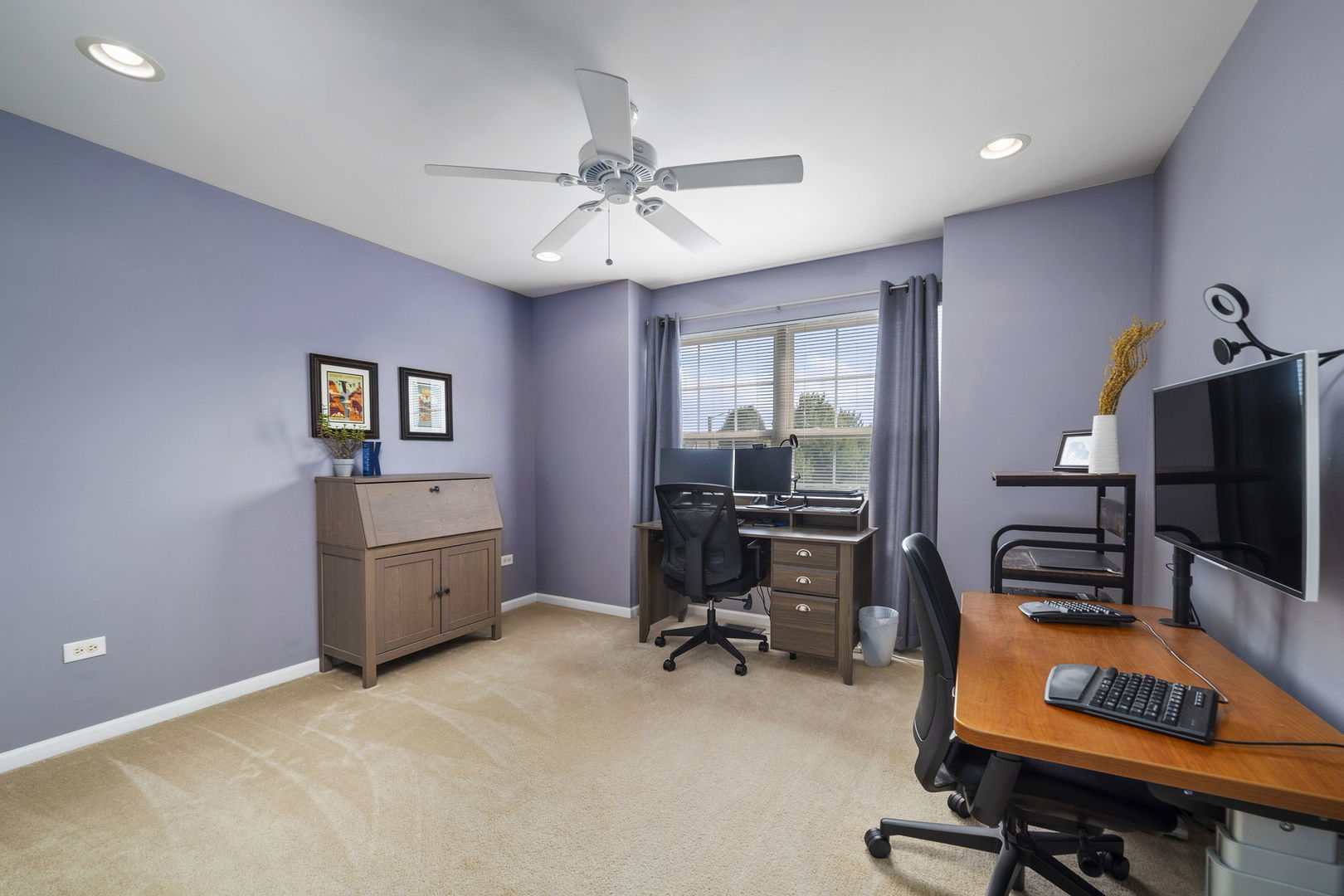 3815 Cherry Tree Lane Joliet, IL 60435 - Photo 26 of 37 a view of a workspace with furniture and a gym