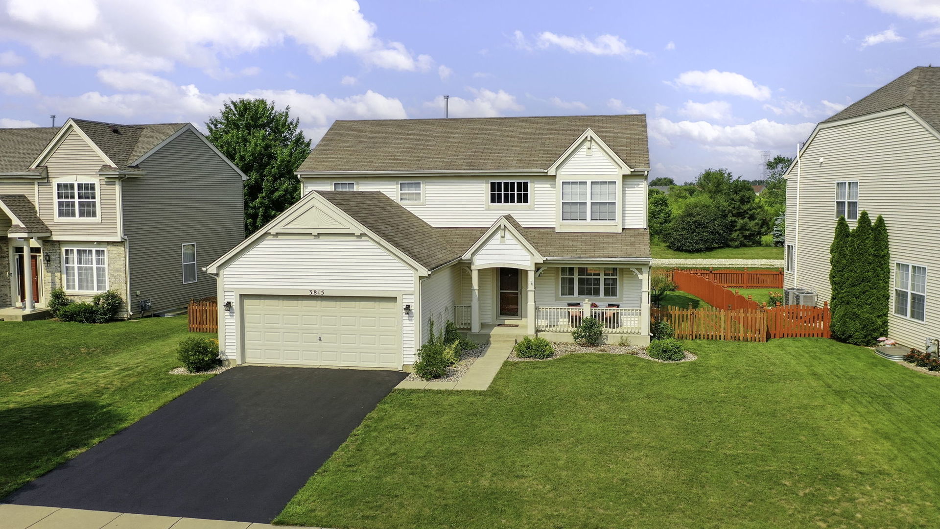 3815 Cherry Tree Lane Joliet, IL 60435 - Photo 33 of 37 a view of a house with a yard and sitting area