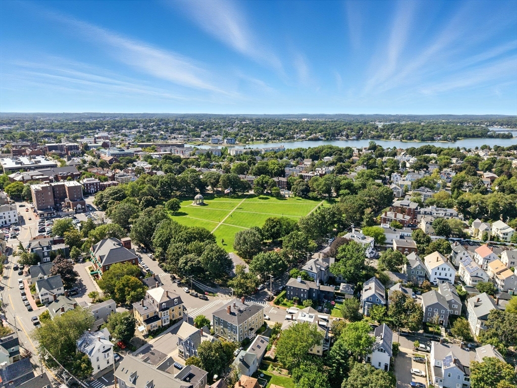 131 Derby Street, Unit 3F Salem, MA 01970 - Photo 3 of 37 an aerial view of a city with lots of residential buildings