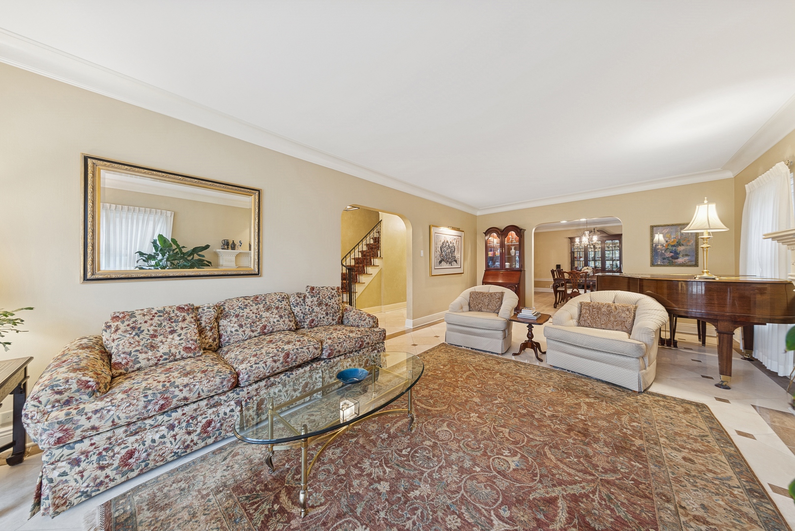 1435 Monroe Avenue River Forest, IL 60305 - Photo 5 of 38 a living room with furniture and a couch