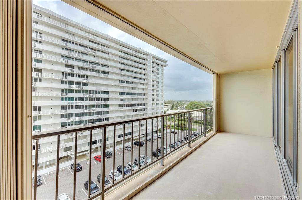 1180 South Ocean Boulevard, Unit 8B Boca Raton, FL 33432 - Photo 41 of 62 a view of balcony with city view