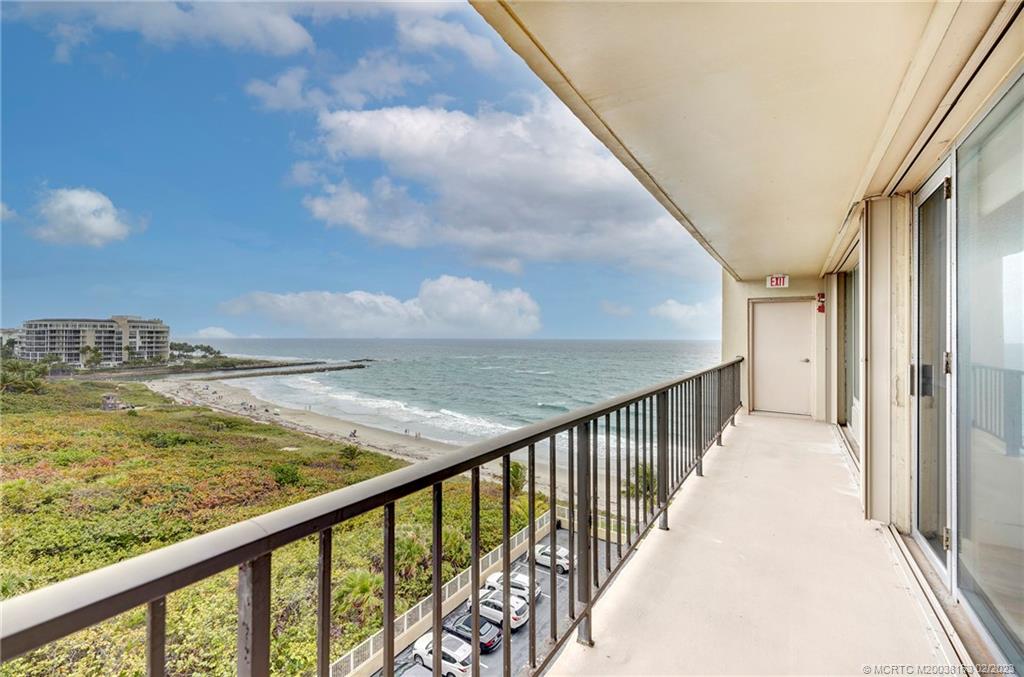 1180 South Ocean Boulevard, Unit 8B Boca Raton, FL 33432 - Photo 60 of 62 a view of balcony with ocean
