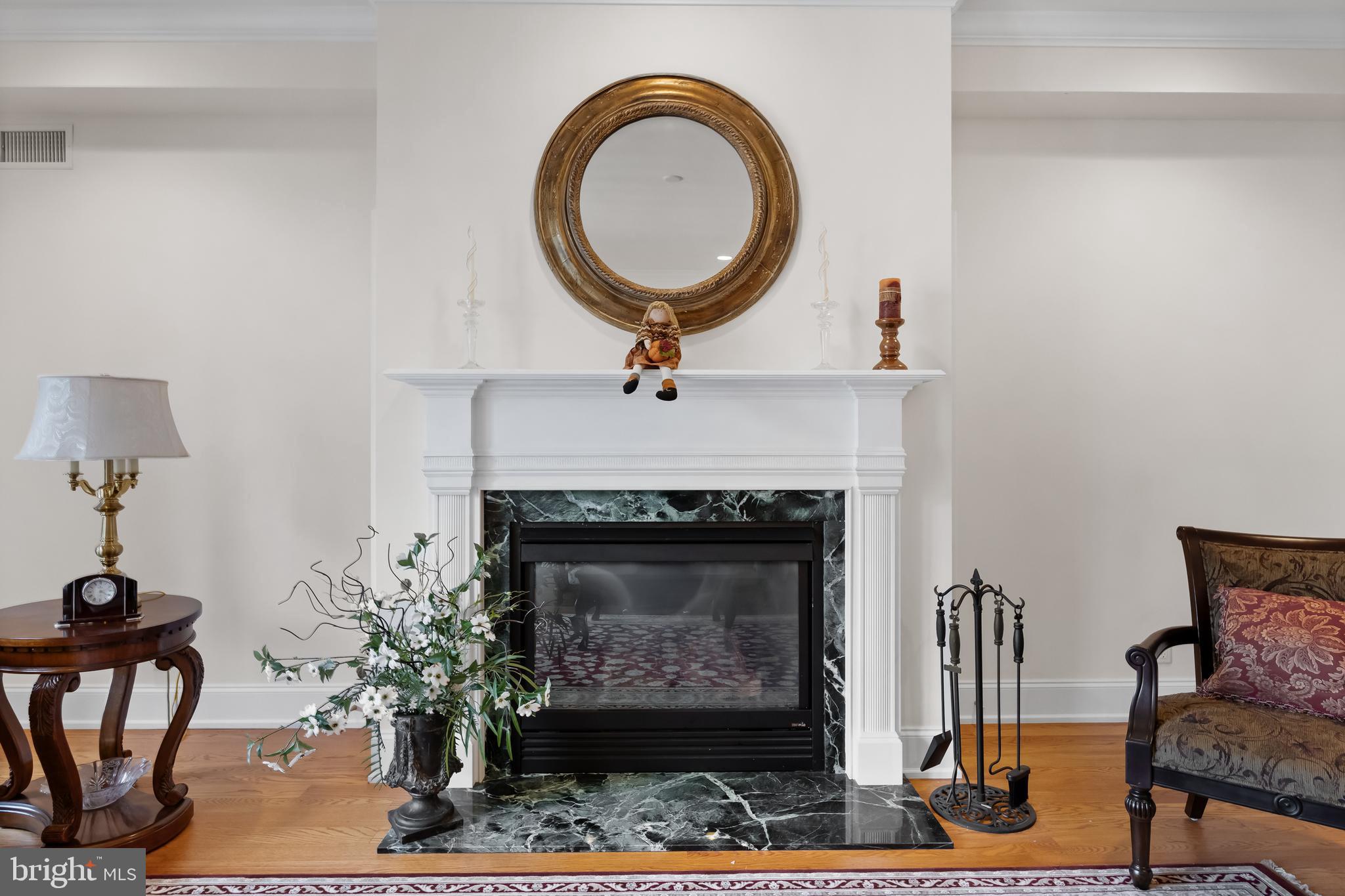 124 Bainbridge Street Philadelphia, PA 19147 - Photo 13 of 53 a living room with a fireplace and a potted plant