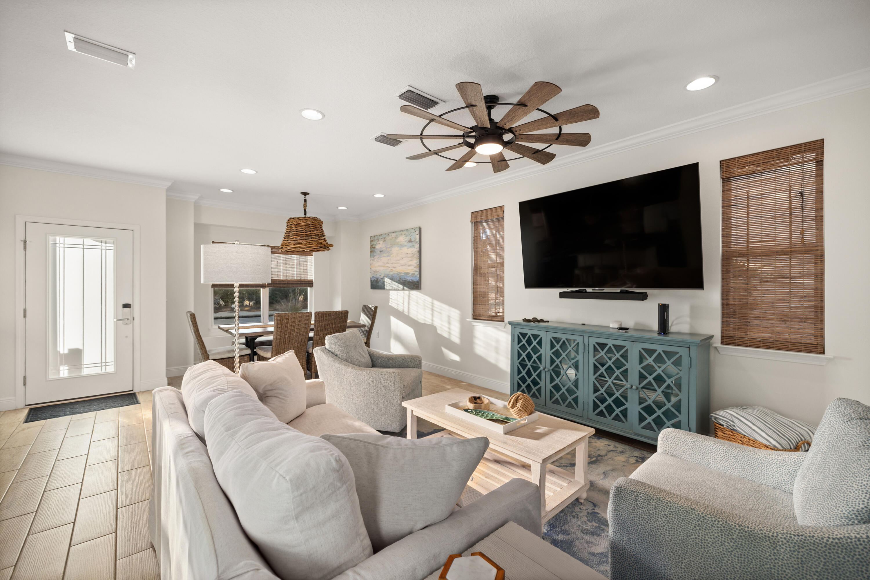 180 Sandpine Loop Inlet Beach, FL 32461 - Photo 3 of 41 a living room with furniture and a flat screen tv