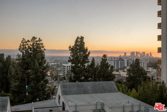 a view of outdoor space and city view