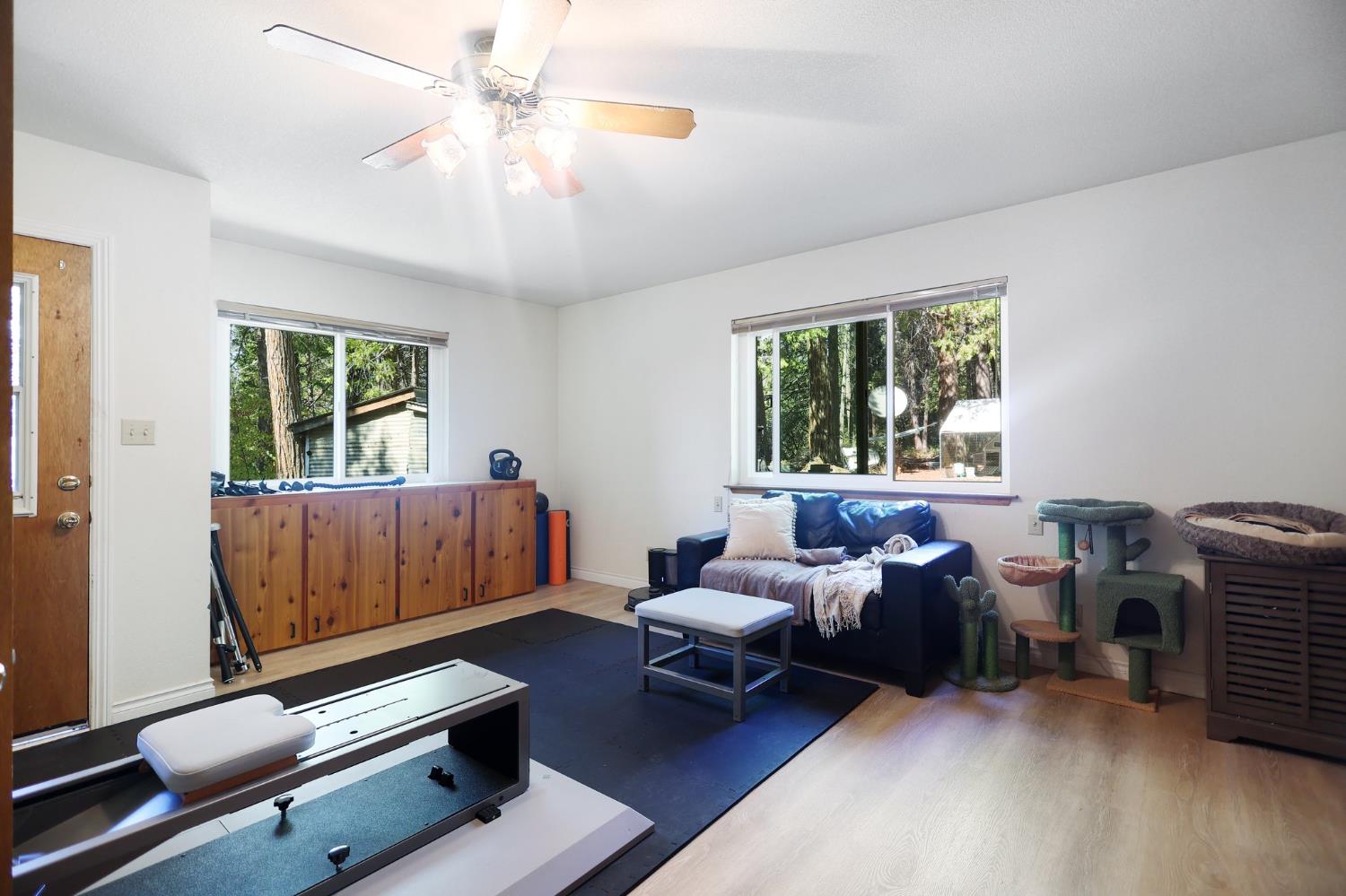 21800 Cedar Ridge Road Manton, CA 96059 - Photo 15 of 35 a bedroom with furniture and a window