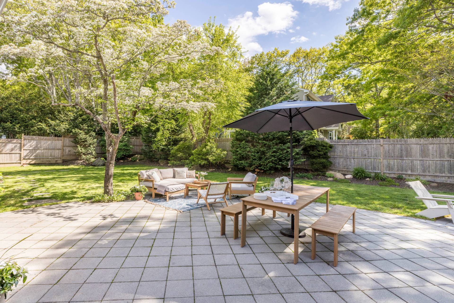 40 Ridge Road West Sag Harbor, NY 11963 - Photo 24 of 27 a backyard view with sitting space