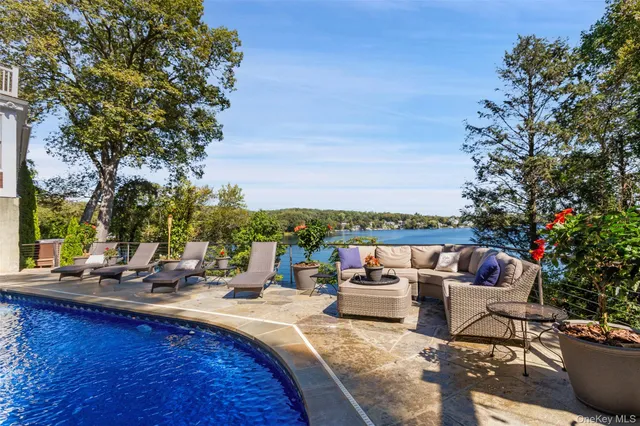 a view of roof deck with a patio