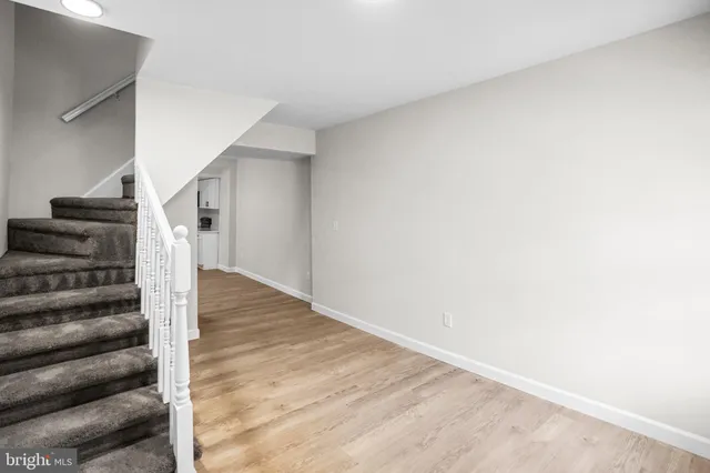 a view of entryway with stairs