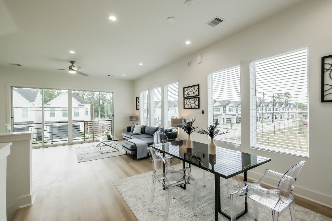 5703 B Balbo Street Houston, TX 77091 - Photo 13 of 46 a living room with furniture and a large window