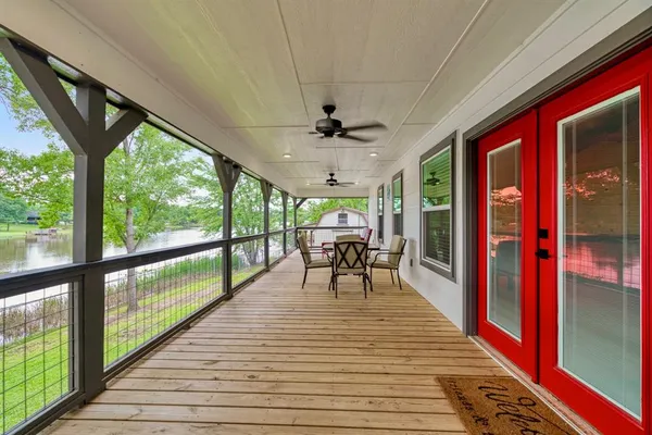 a view of outdoor space with seating space
