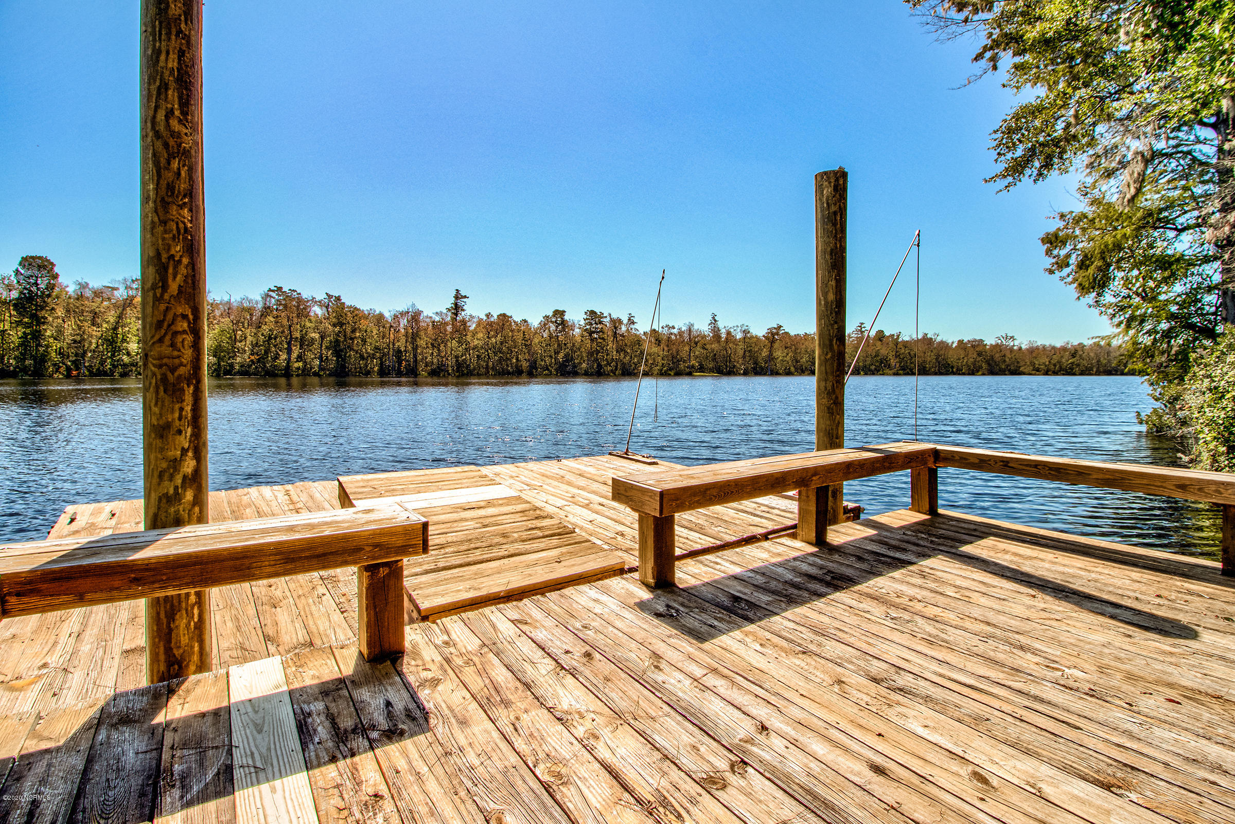 170 Goose Neck Road West Rocky Point, NC 28457 - Photo 30 of 46 30' pilings, built-in seating.