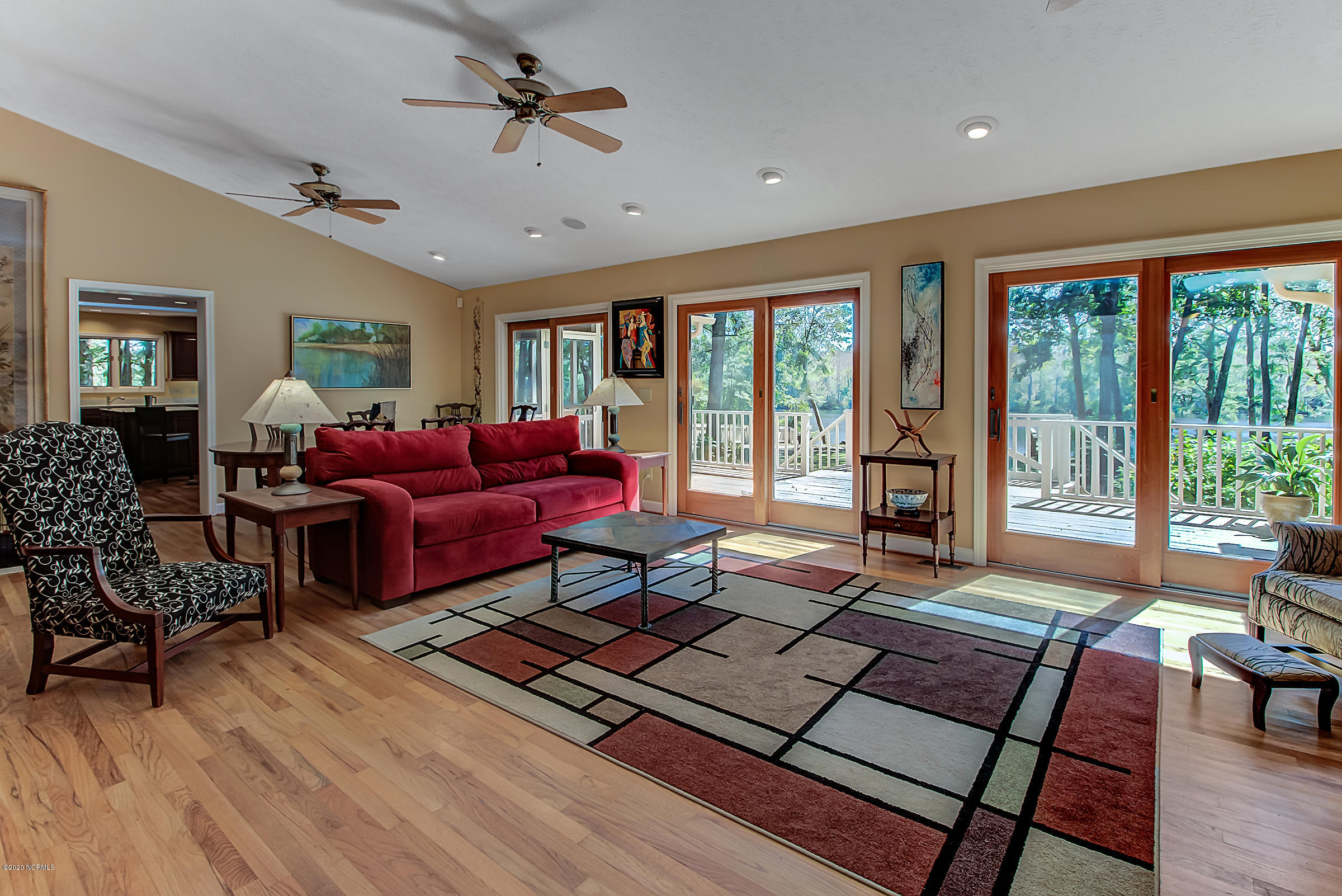 170 Goose Neck Road West Rocky Point, NC 28457 - Photo 9 of 46 Open space, vaulted ceilings and views!
