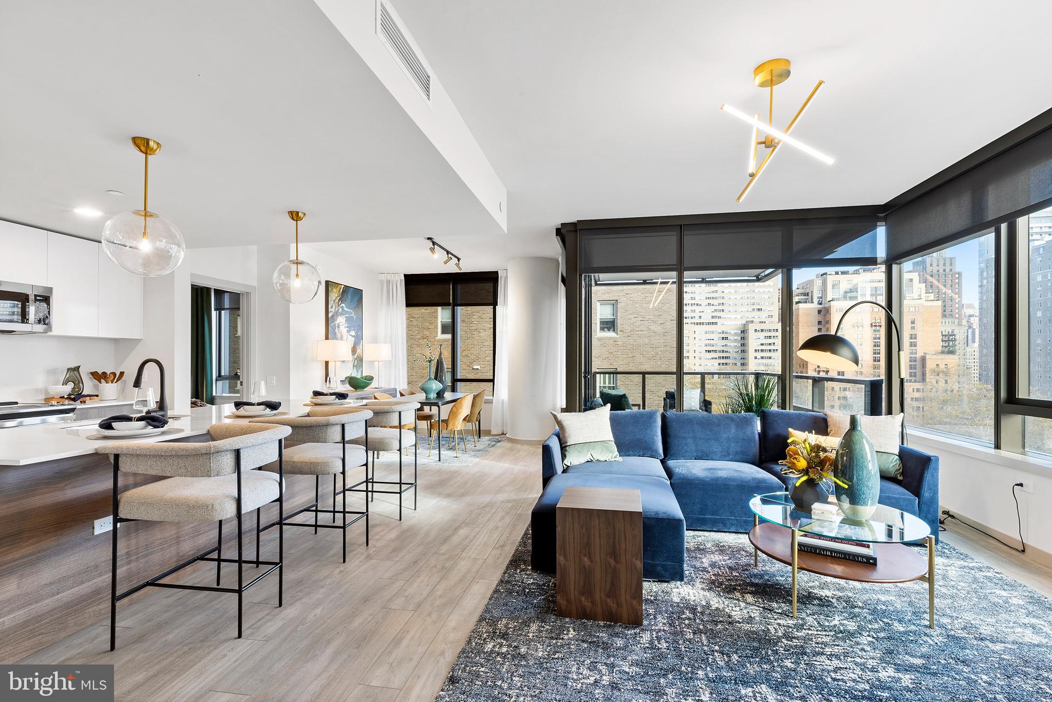 1909 Walnut Street, Unit 701 Philadelphia, PA 19103 - Photo 13 of 13 Open floor plan concept