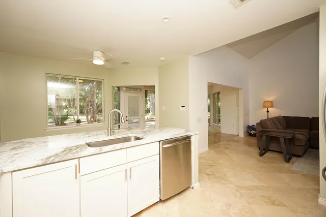 a view of living room with granite countertop furniture