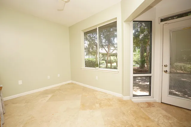 a view of a livingroom with furniture