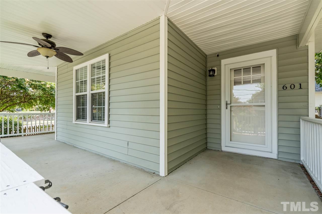 601 East Hargett Street Raleigh, NC 27601 - Photo 2 of 25 a view of a porch with a door and wooden floor