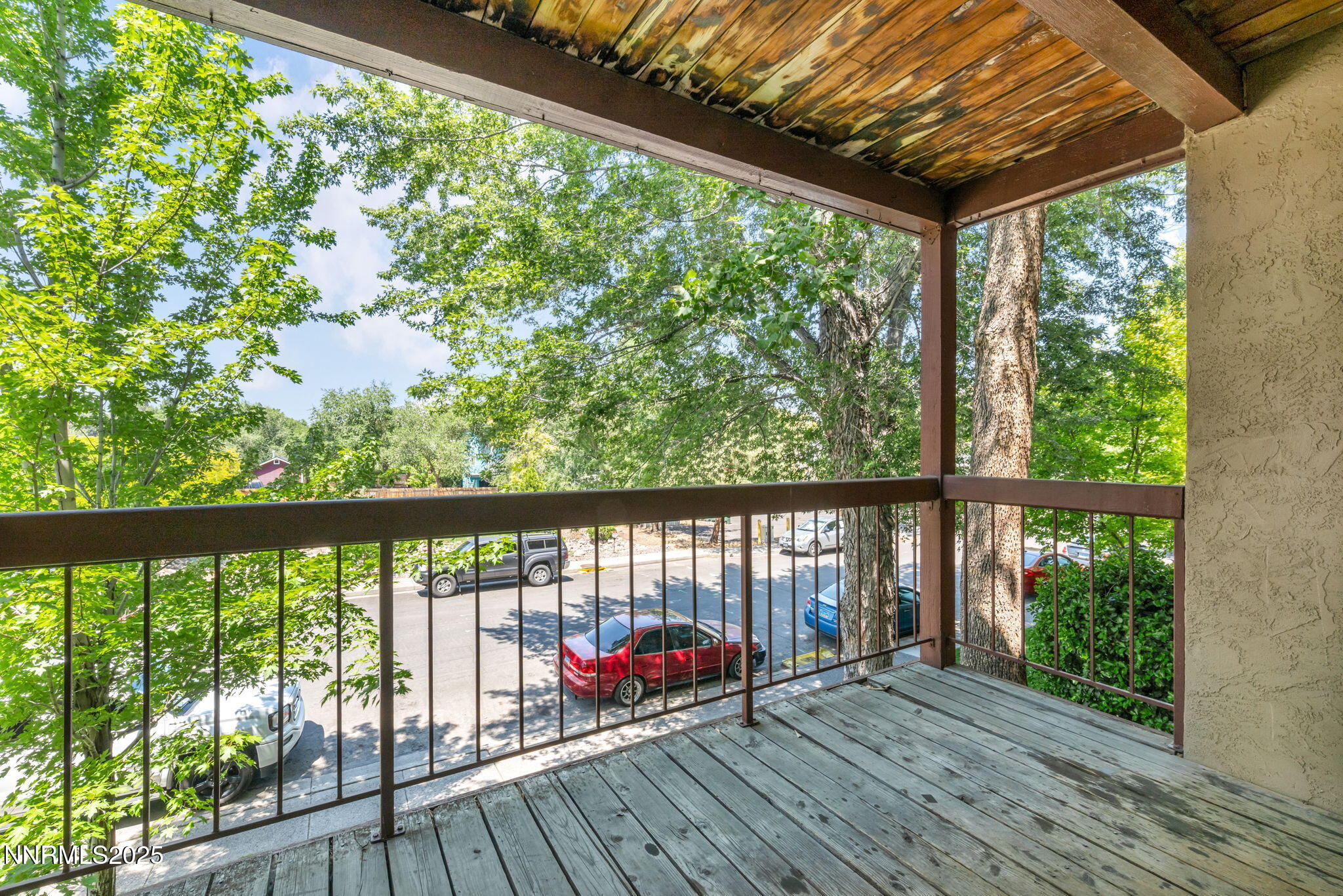 Treed views from private deck