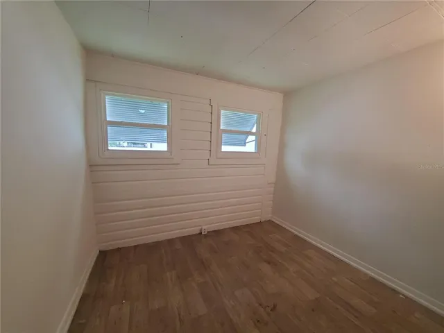 wooden floor in an empty room