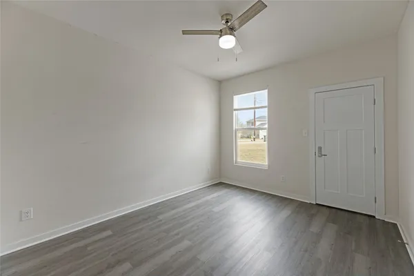a view of walk in closet with window