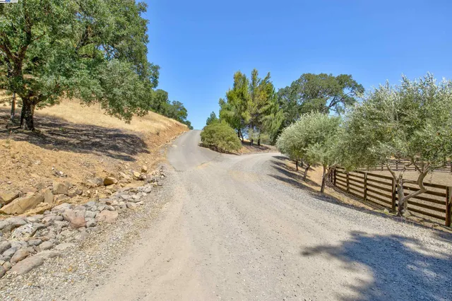 a view of a house with wooden floor and roof