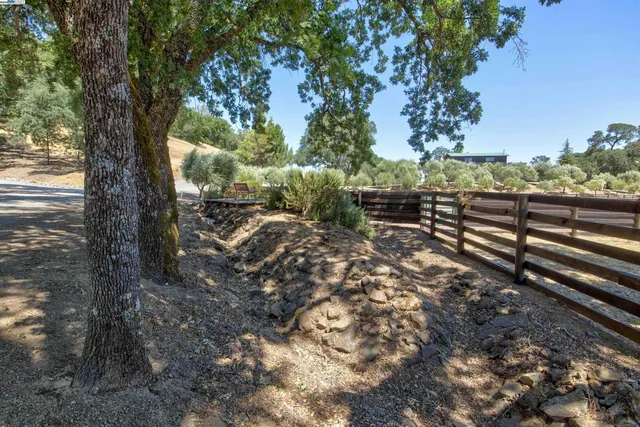 a view of outdoor space with seating area