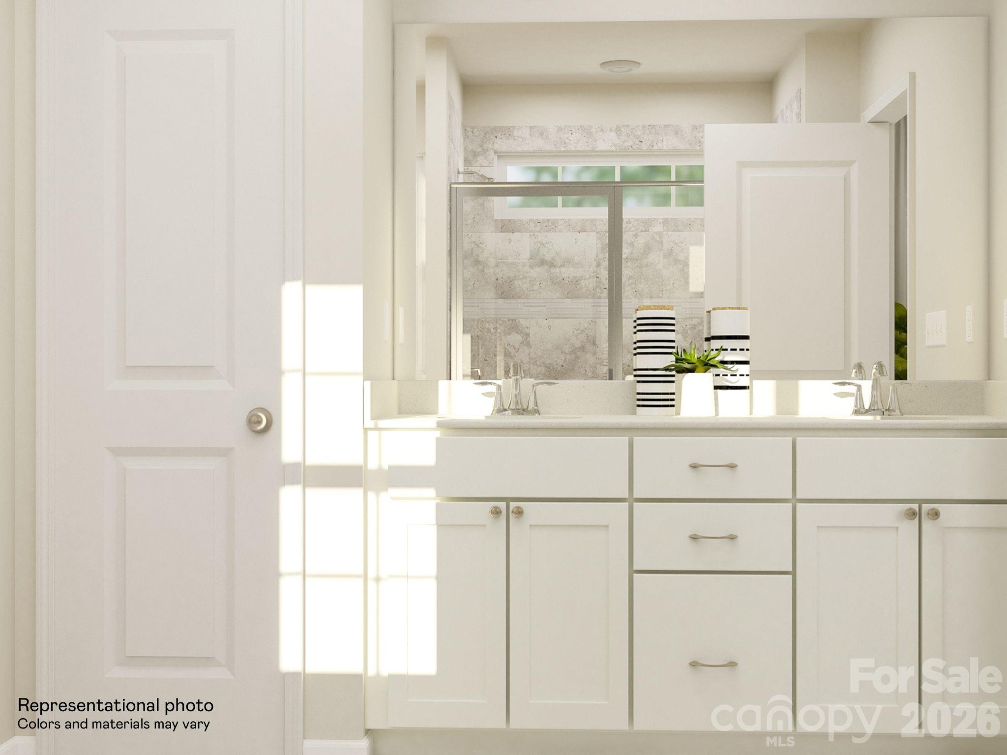 7002 Juneberry Way Maiden, NC 28650 - Photo 21 of 25 a bathroom with a window sink and mirror