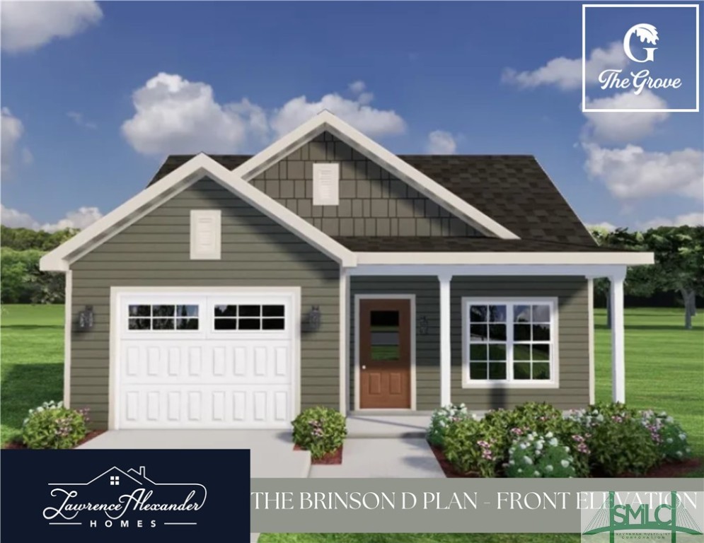 23 Grove Hollow Road Rincon, GA 31326 - Photo 1 of 3 BRINSON D FRONT ELEVATION