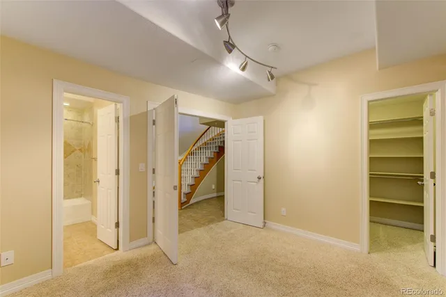 a view of closet area