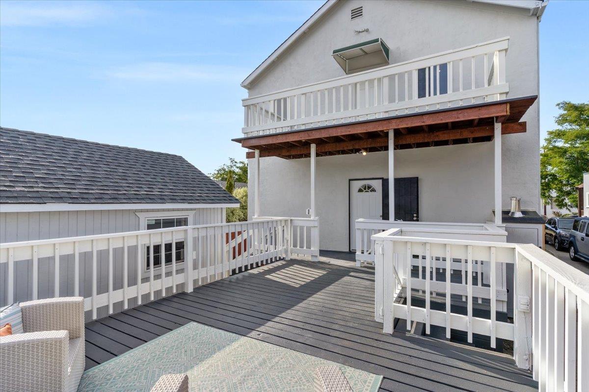 1306 Channing Way Berkeley, CA 94702 - Photo 28 of 42 a view of a house with wooden deck