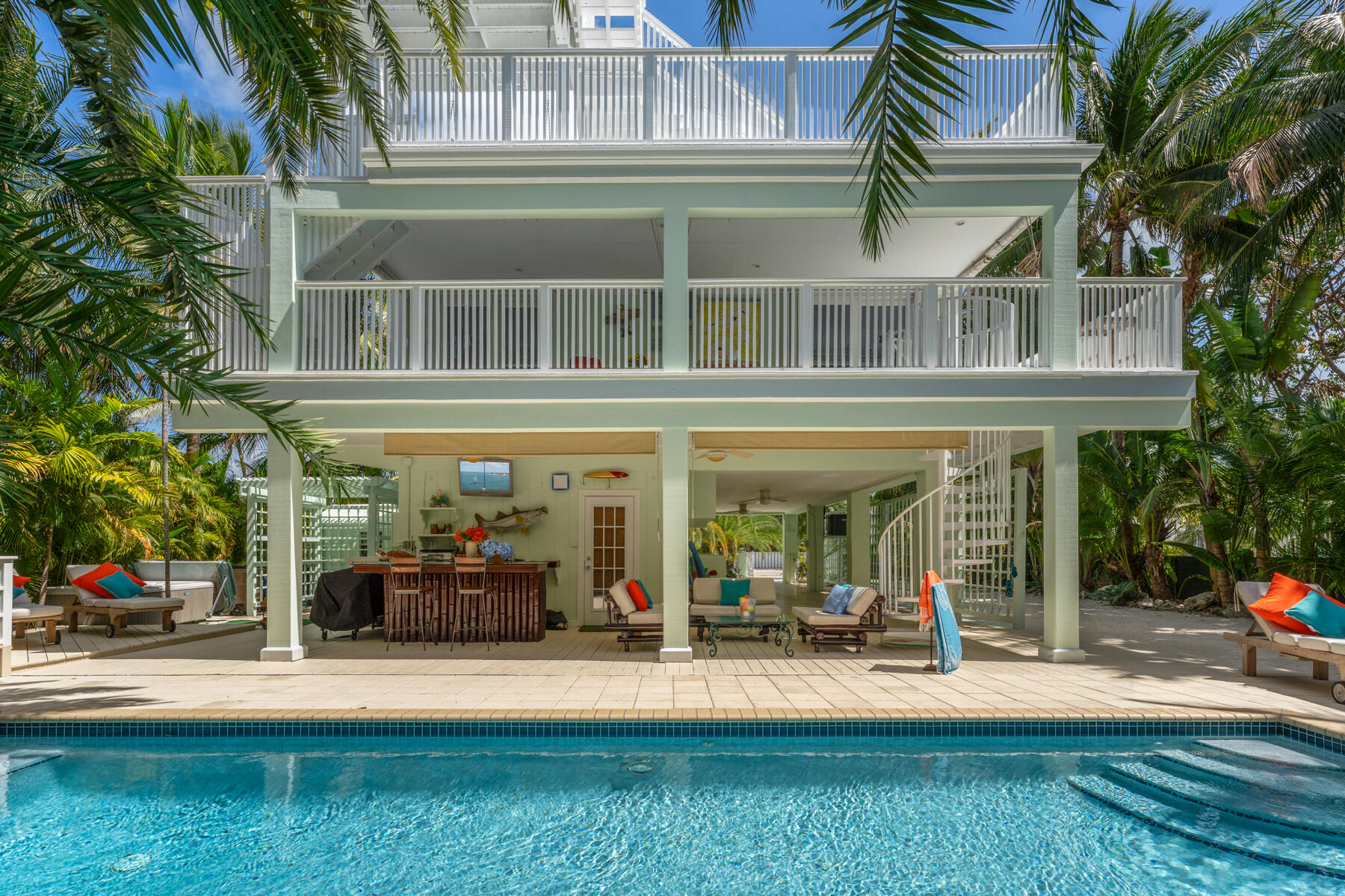 79 Jean La Fitte Drive Key Largo, FL 33037 - Photo 2 of 62 Two story with wrap around balconies