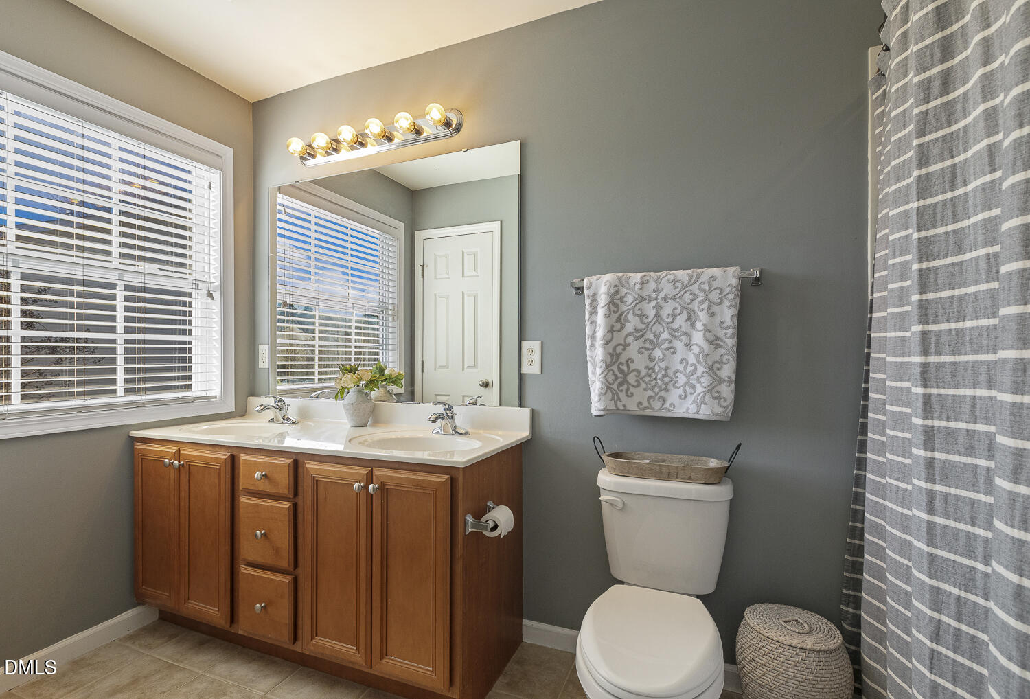 2131 Piney Brook Road, Unit 102 Raleigh, NC 27614 - Photo 16 of 23 a bathroom with a toilet a sink and mirror
