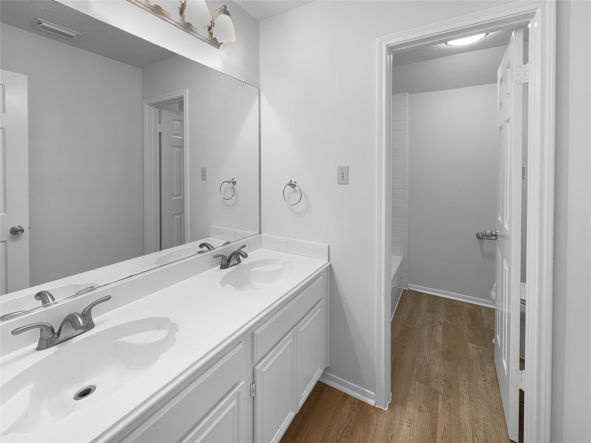 2130 Medway Drive Spring, TX 77386 - Photo 17 of 21 a bathroom with a sink and a mirror