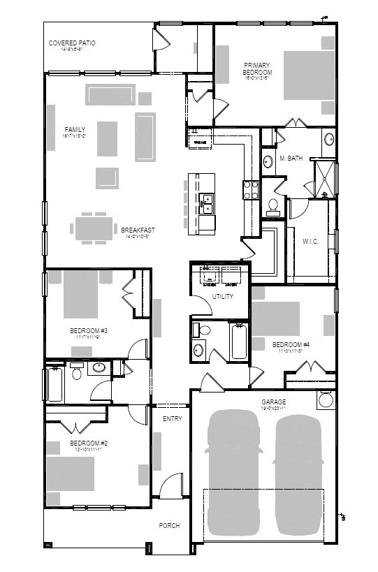 31104 Rena Coast Drive Huffman, TX 77336 - Photo 35 of 35 Floor Plan