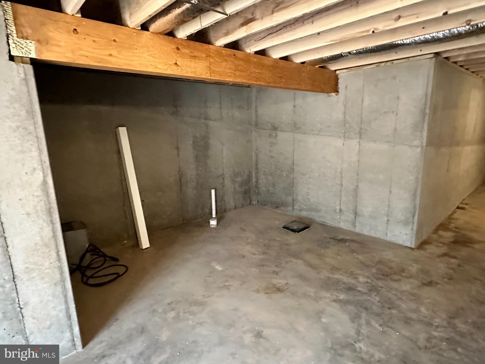 409 Gough Road Winchester, VA 22602 - Photo 34 of 34 1-19-23 Unfinished Basement Ruff in Future Bath