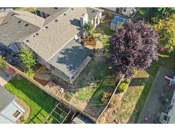 261 Southwest Nancy Circle Gresham, OR 97030 - Photo 22 of 25 an aerial view of house with a yard