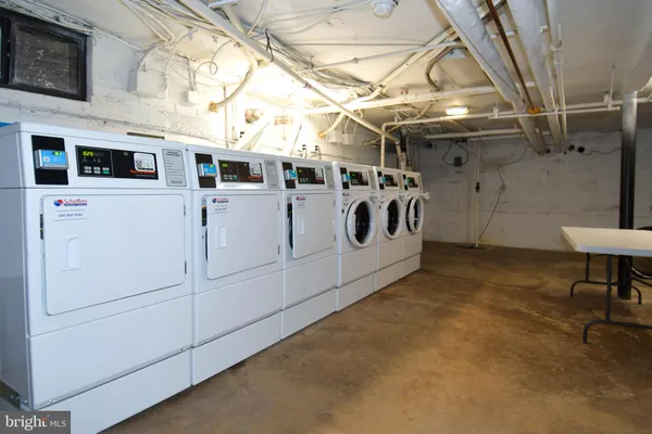 a view of a bike garage