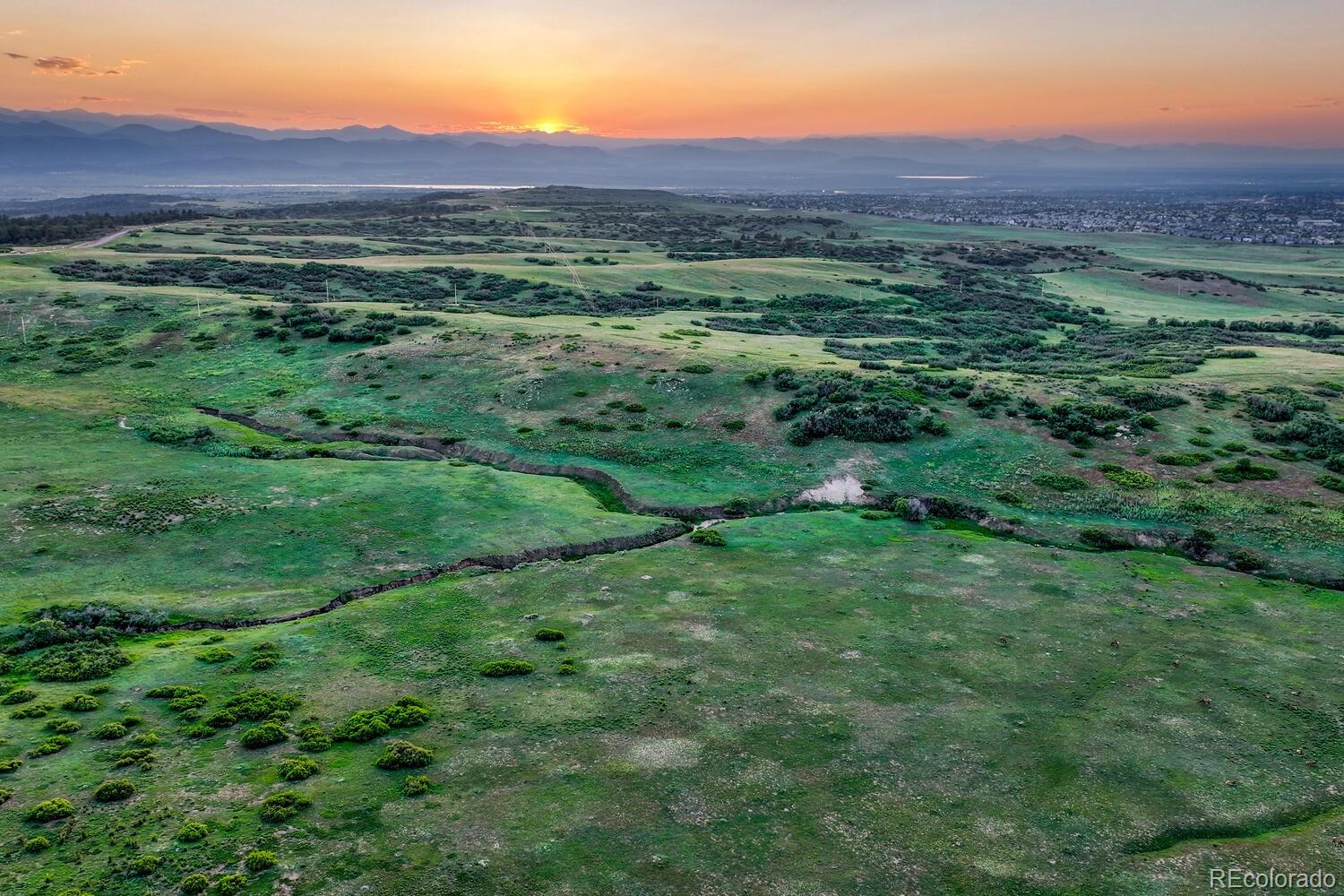 12350 Turquoise Terrace Street Castle Pines, CO 80108 - Photo 44 of 50 a view of a lush green hillside and a houses