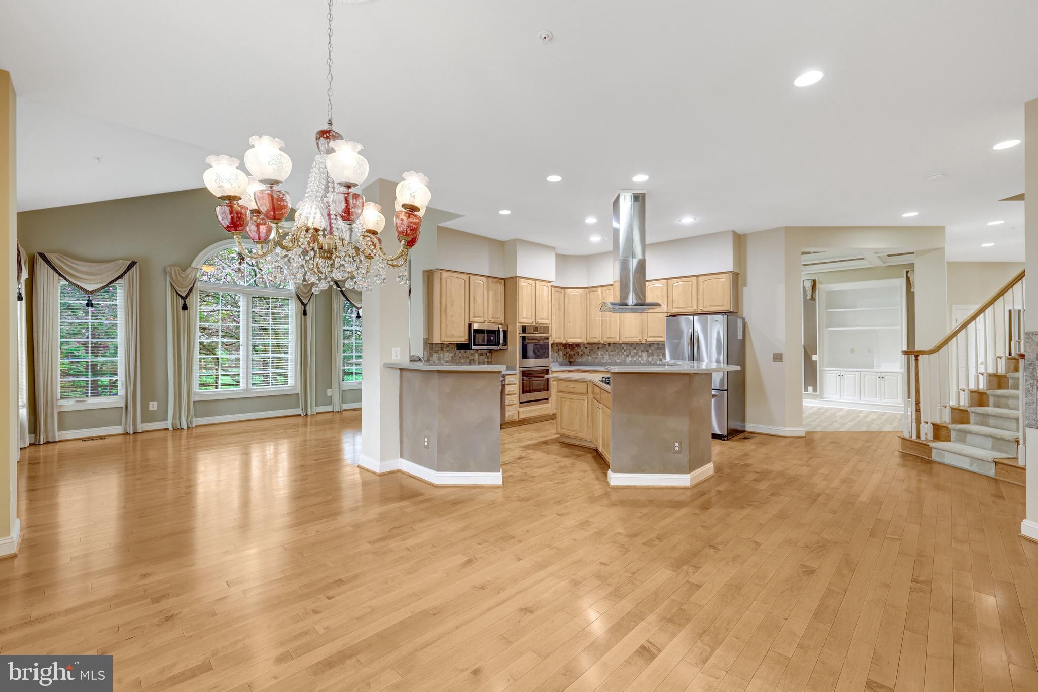 20443 Cliftons Point Street Sterling, VA 20165 - Photo 15 of 37 a view of a kitchen and kitchen island