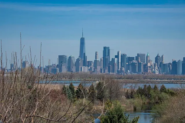 a view of outdoor space with water view