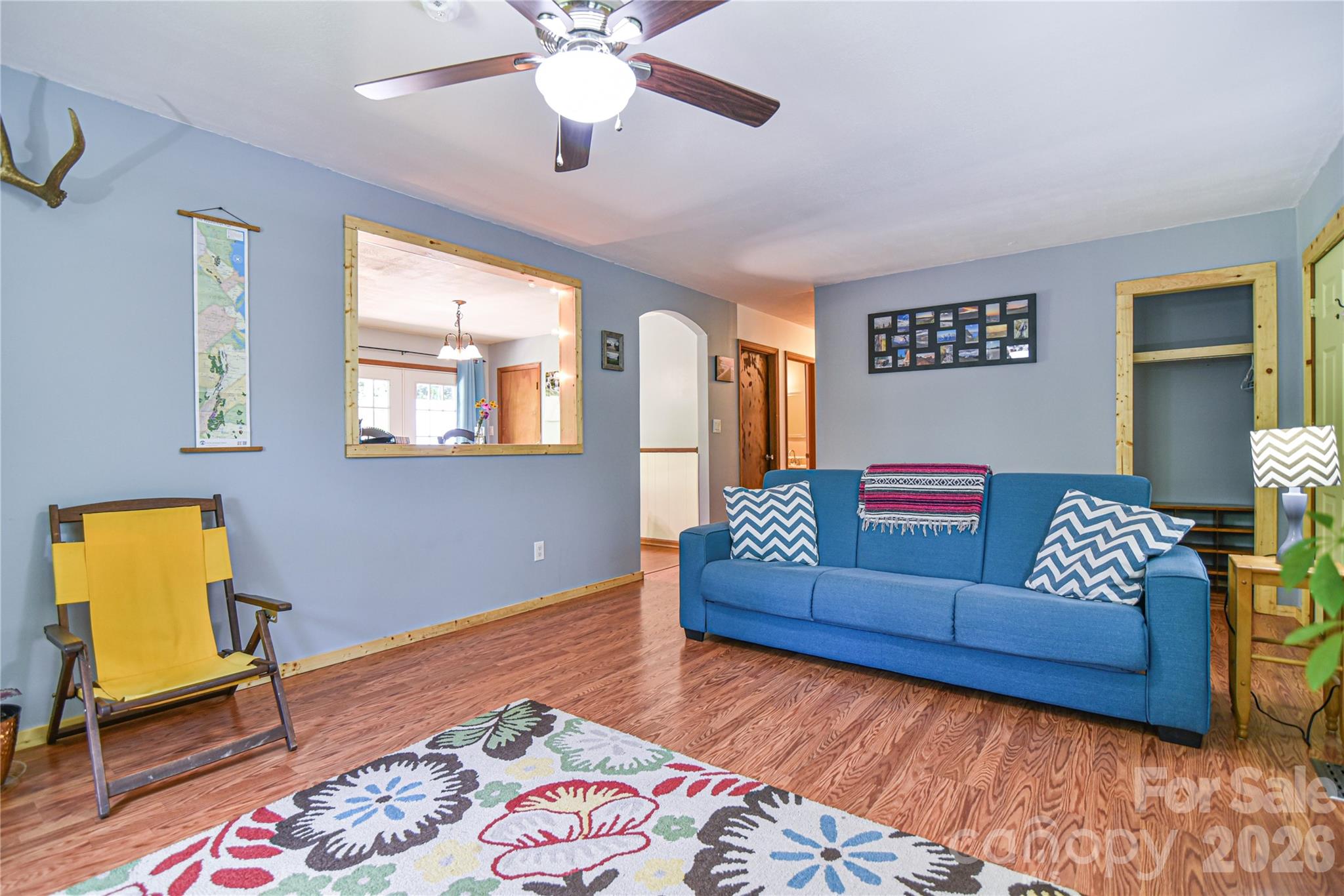10 Gentry Branch Road Weaverville, NC 28787 - Photo 5 of 33 a living room with furniture and a rug