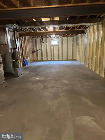 a view of hallway with stairs