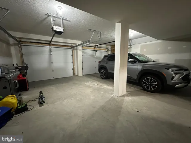 a room with gym equipment